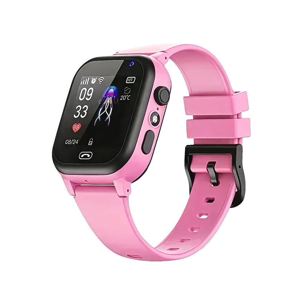 Kids GPS Smartwatch – 4G Tracker, Camera & IP67 Waterproof Touchscreen