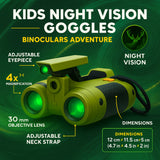 Kids Night Vision Binoculars – Outdoor Adventure, Exploration Gear & Toy Design