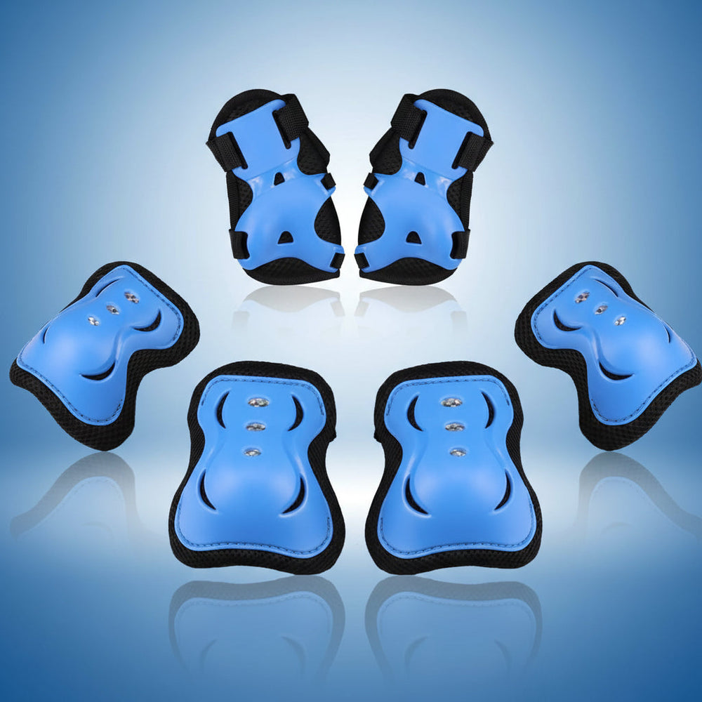 Kids Protective Gear Set Adjustable Knee Elbow Wrist Pads