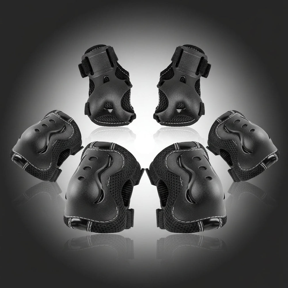 Kids Protective Gear Set Adjustable Knee Elbow Wrist Pads