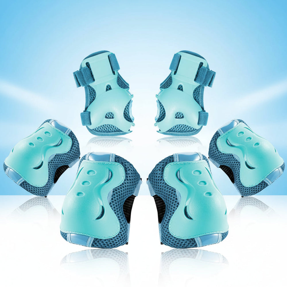Kids Protective Gear Set Adjustable Knee Elbow Wrist Pads