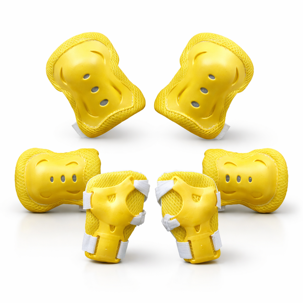 Kids Protective Gear Set Adjustable Knee Elbow Wrist Pads