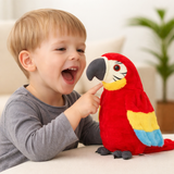 Toy Parrot Talking Plush Interactive Kids Learning Voice Repeat
