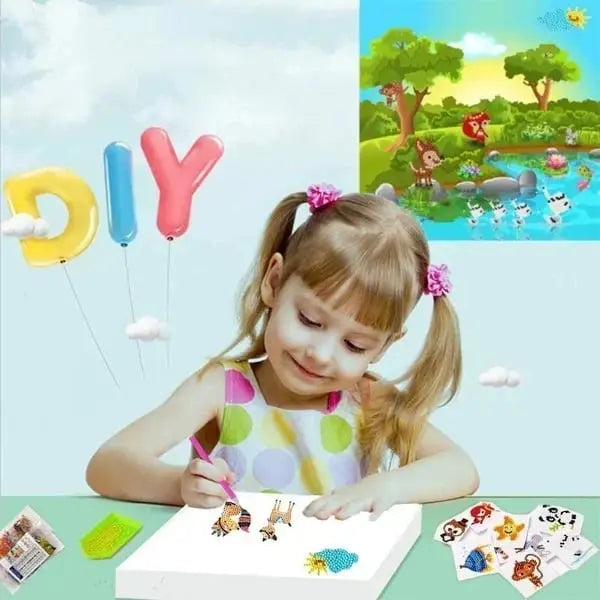 Optimized Product Title: "Kinderfreundliches Diamant-Sticker-Set mit Ungiftigen Glitzersteinen – Kreatives Bastelset für Kinder" 

This title includes relevant keywords while emphasizing safety and creativity, which can improve visibility and appeal in Go