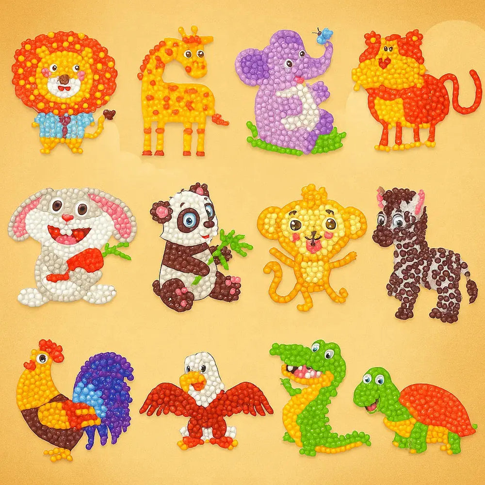 Optimized Product Title: "Kinderfreundliches Diamant-Sticker-Set mit Ungiftigen Glitzersteinen – Kreatives Bastelset für Kinder" 

This title includes relevant keywords while emphasizing safety and creativity, which can improve visibility and appeal in Go