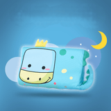 Ergonomic Memory Foam Kids Pillow – 50×30cm, Breathable, Washable Cover