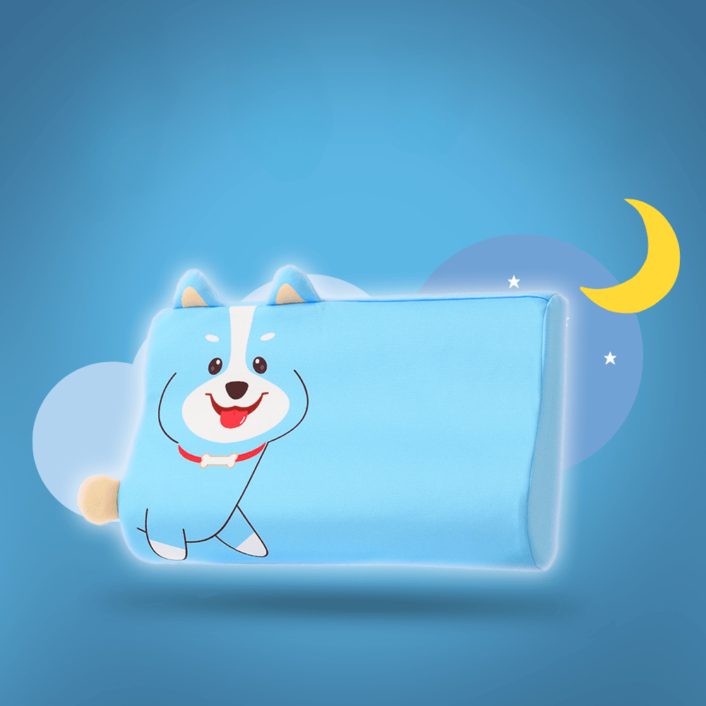 Ergonomic Memory Foam Kids Pillow – 50×30cm, Breathable, Washable Cover