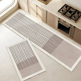 Kitchen Mat Absorbent Non Slip Striped Floor Runner