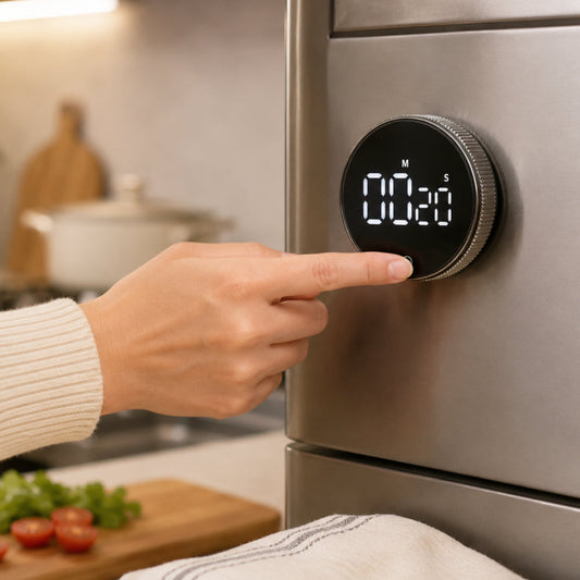 Digital Kitchen Timer – Countdown Display, Magnetic Mount & Cooking Clock