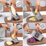Kitchen Vegetable Slicer Stainless Steel Mandoline Cutter Set