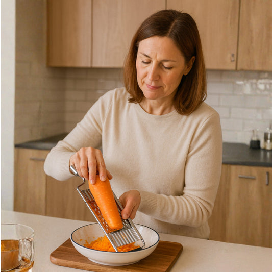 Vegetable Mandoline Slicer – Stainless Steel Blade, Cutter Set & Kitchen Prep Tool
