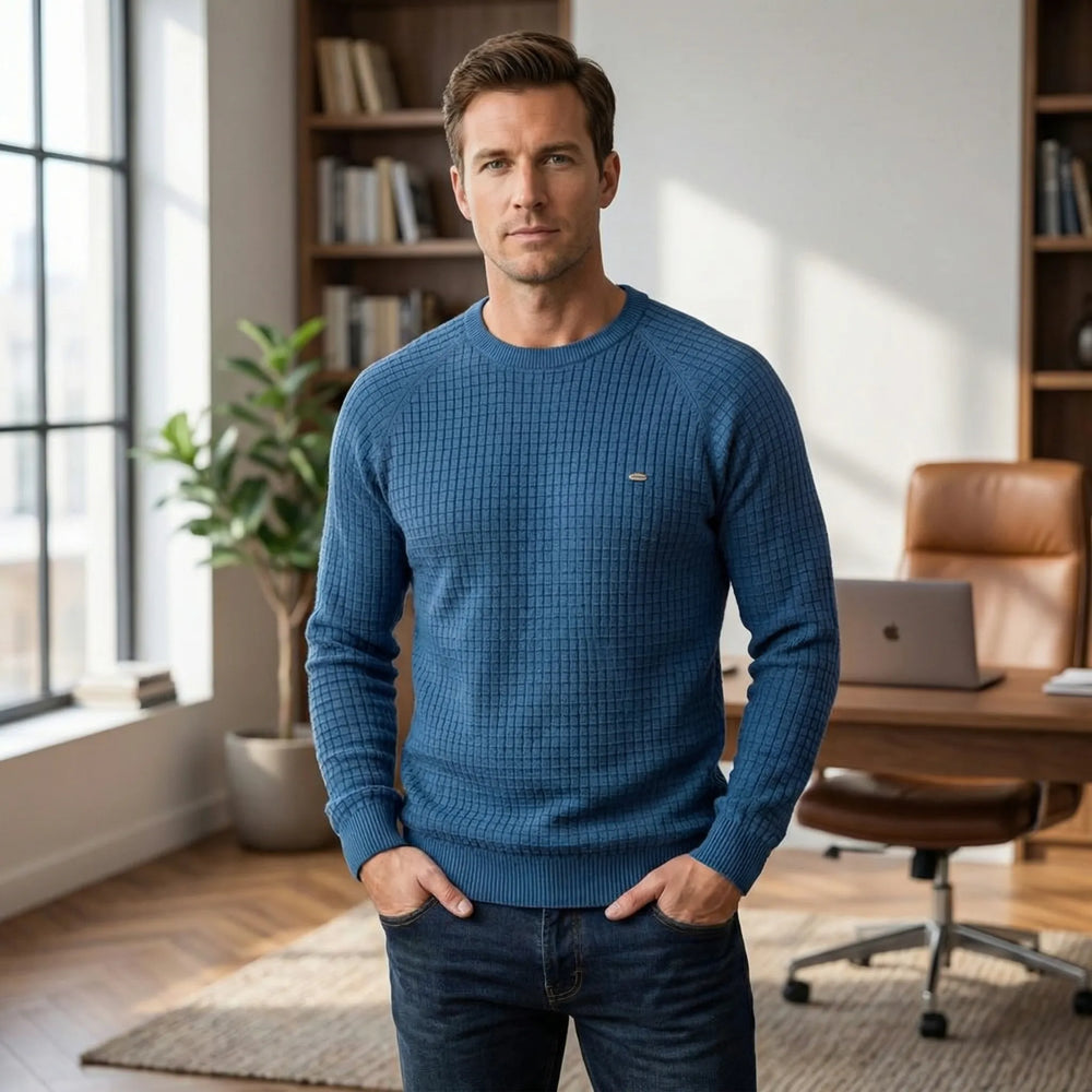 Hugo – Classic men's crew neck sweater