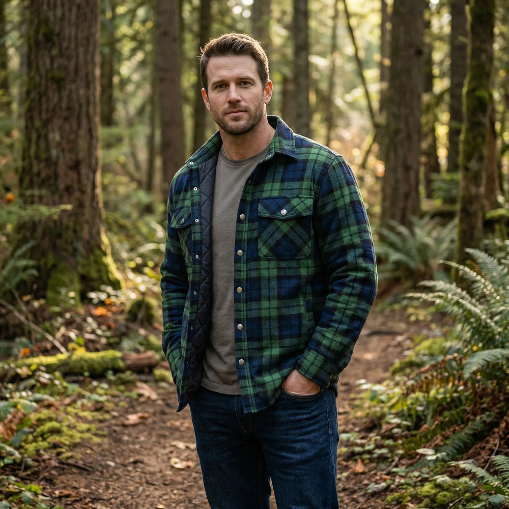 Jimmy - Classic Lumberjack Jacket in Retro Style