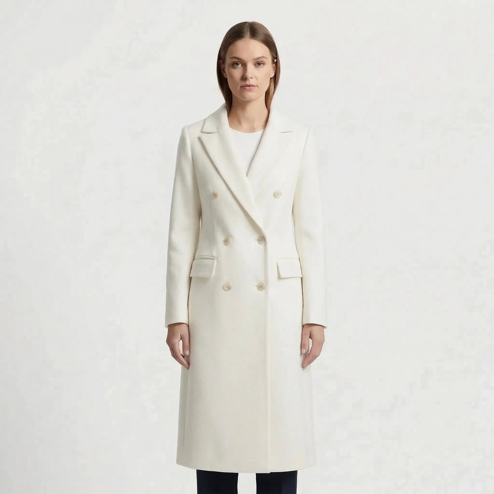 Classic winter coat with lapels - Lynne