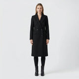 Classic winter coat with lapels - Lynne