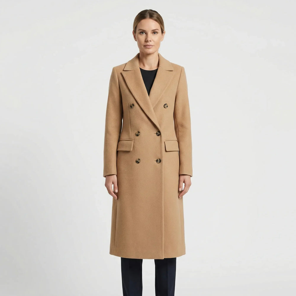 Classic winter coat with lapels - Lynne