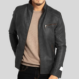 Michael - Classic Men's Biker-Style Jacket - 5