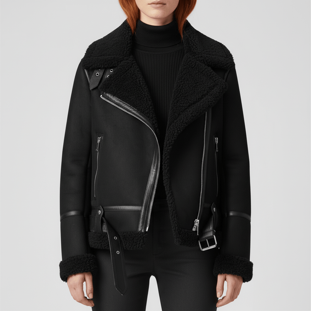 Classic shearling-inspired jacket - Sophie