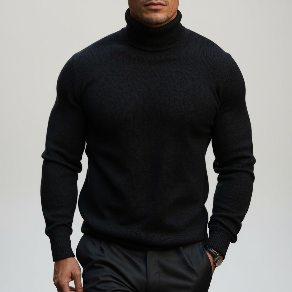 Classic roll-neck jumper - Leon
