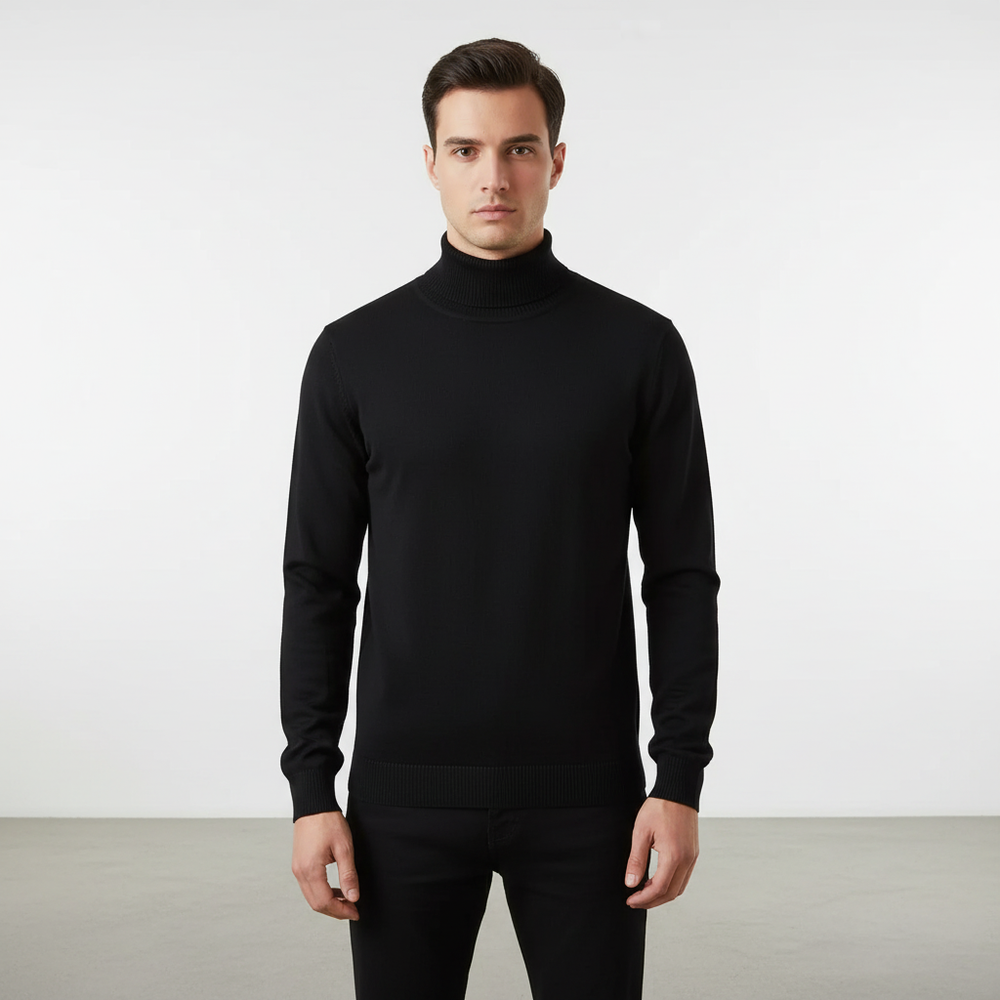 Classic roll-neck jumper - Leon