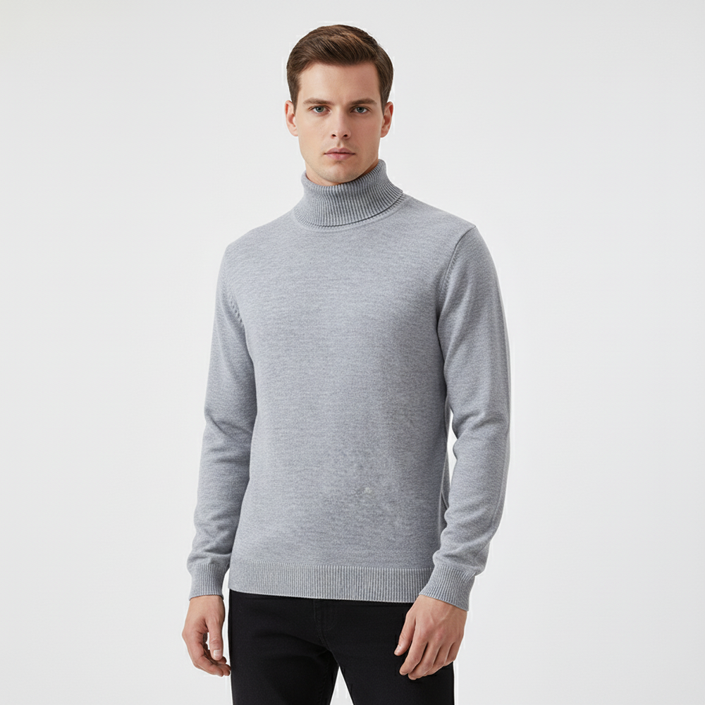 Classic roll-neck jumper - Leon