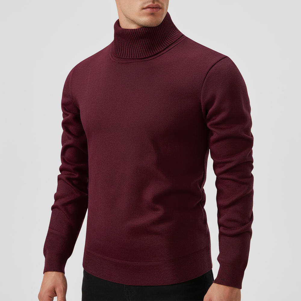 Classic roll-neck jumper - Leon