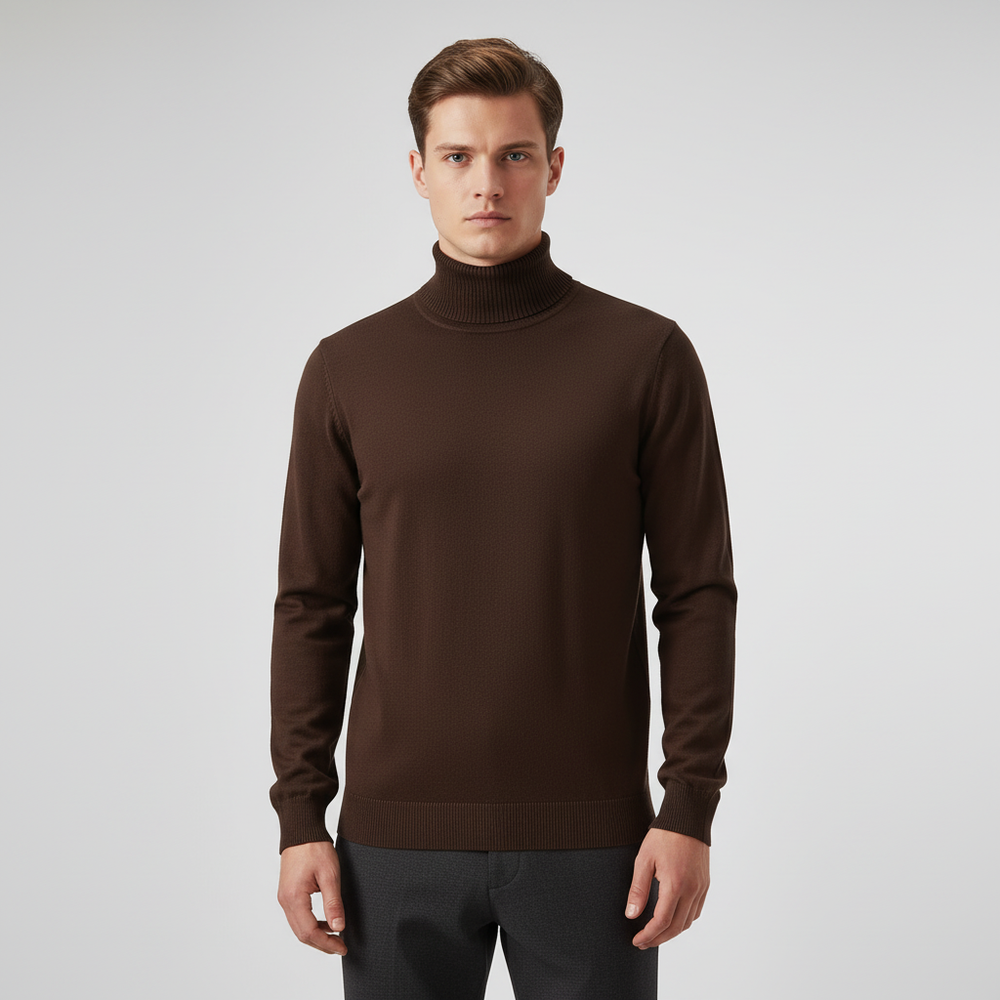 Classic roll-neck jumper - Leon