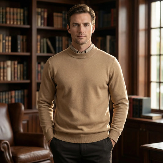 Men's Classic Crewneck Knit Sweater – Hugo
