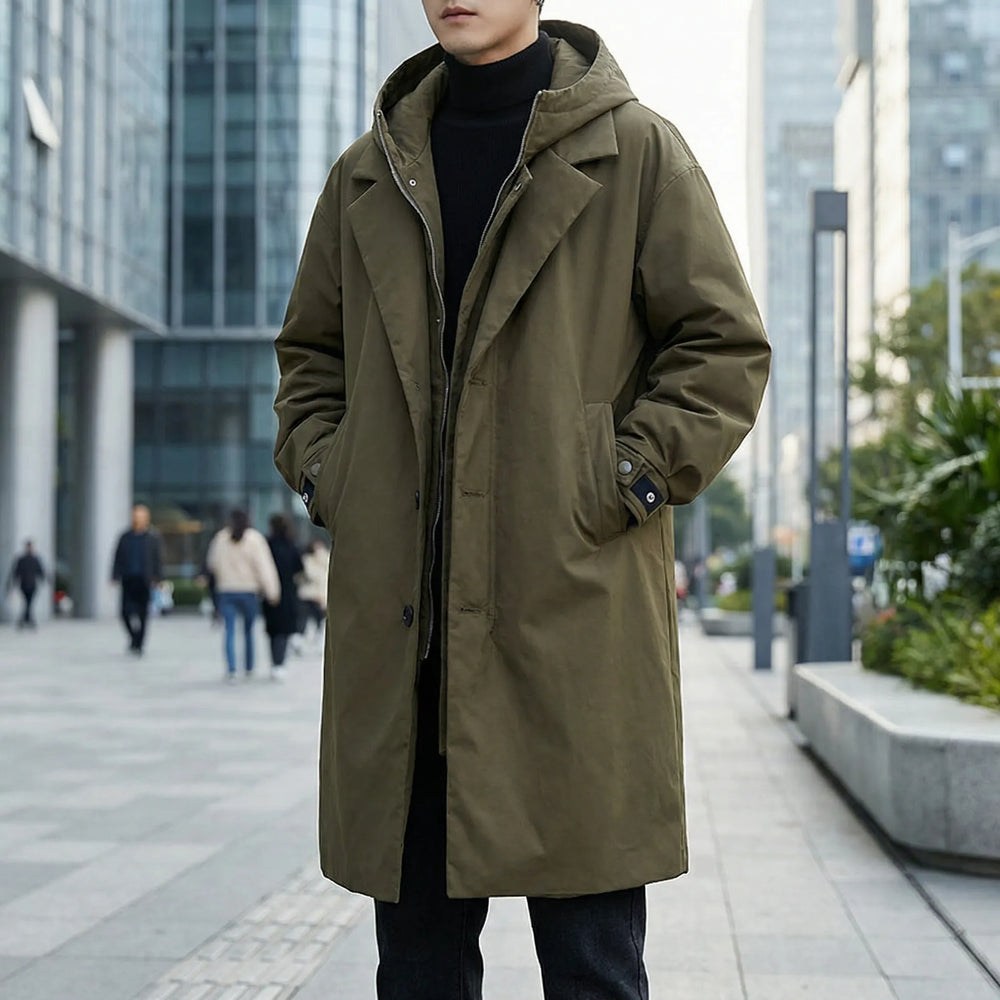 Classic men's parka-trench coat - Armando