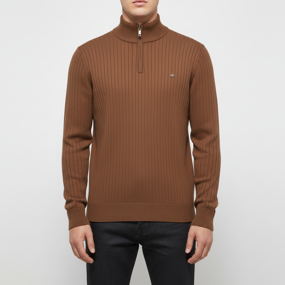 Classic Zip-Up Sweater - Finn
