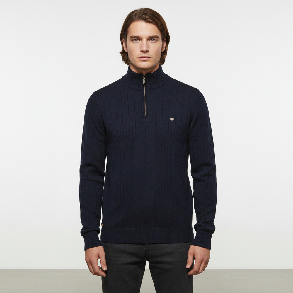 Classic Zip-Up Sweater - Finn