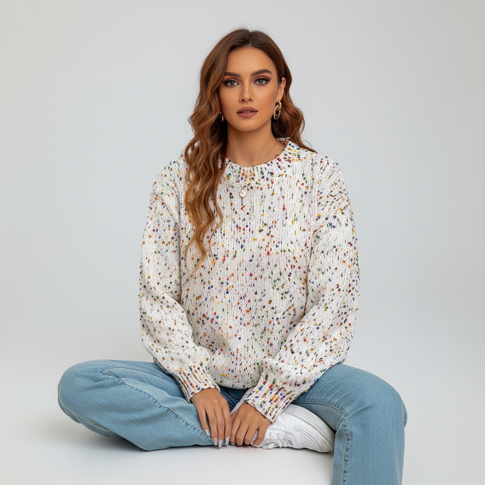 Classic round neck sweater - Martina