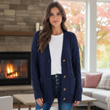 Classic Knit Cardigan - Clara