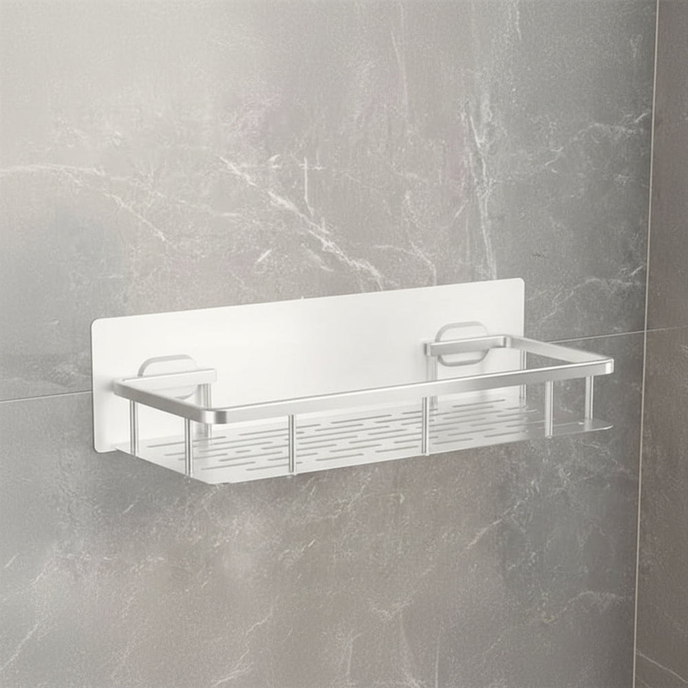 Self-Adhesive Wall Shelf – No-Drill Mount, 5kg Capacity & Stainless Steel