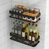 Self-Adhesive Wall Shelf – No-Drill Mount, 5kg Capacity & Stainless Steel