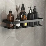 Self-Adhesive Wall Shelf – No-Drill Mount, 5kg Capacity & Stainless Steel