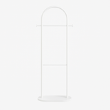 Arched Clothing Rack – Freestanding Metal, 170×28×45cm & Marble-Look Base