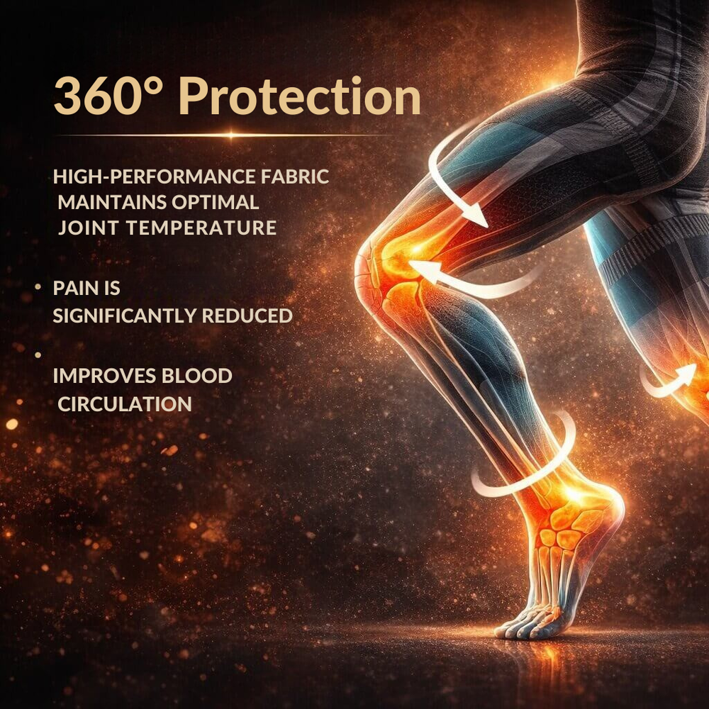 Knee Compression Support Brace – Breathable, Non-Slip & Black/Gray (S–XL)