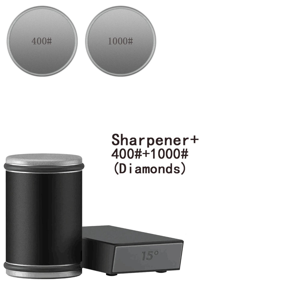 Knife Sharpener Rolling Wheel Dual Angle Steel Edge Tool