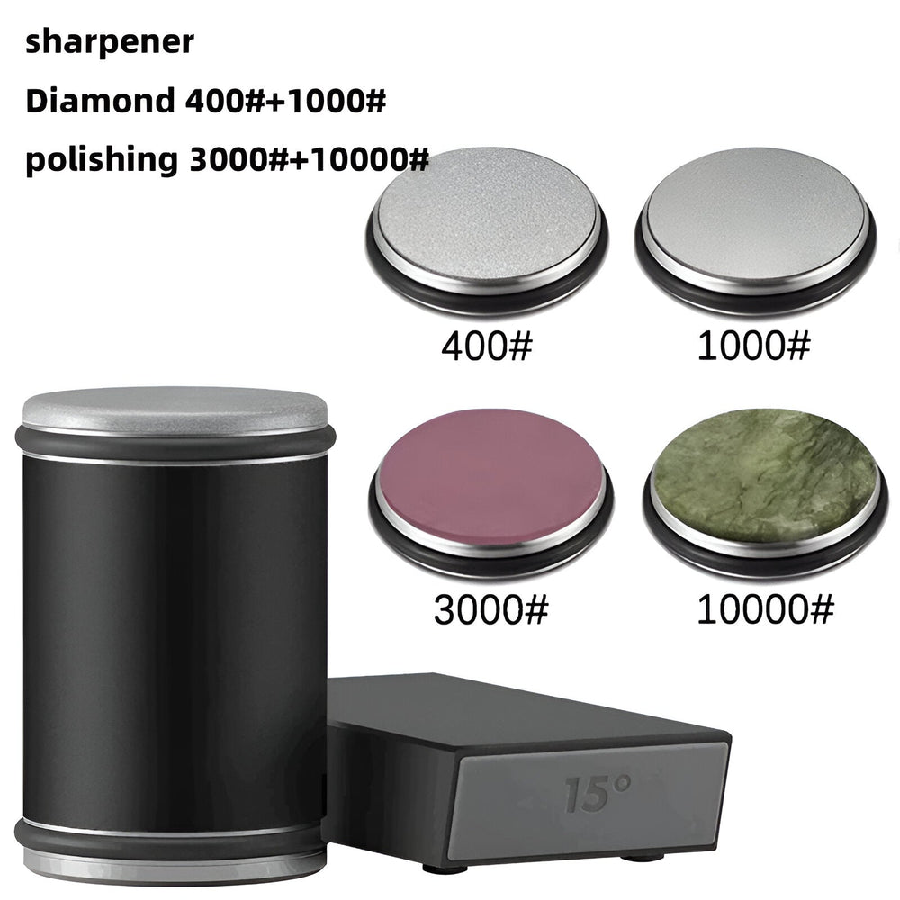 Knife Sharpener Rolling Wheel Dual Angle Steel Edge Tool