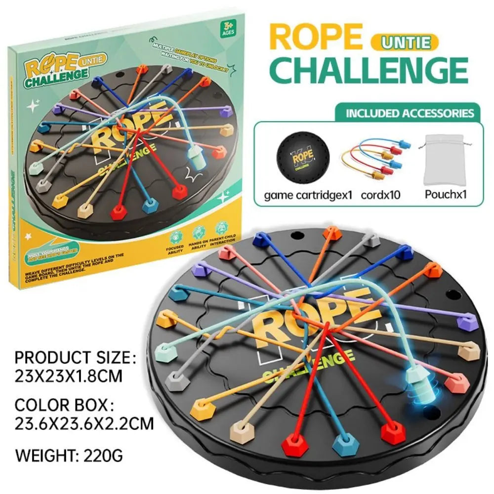 Enhanced Product Title: "Logik-Seilspiel – Konzentrations- und Geschicklichkeitsspiel für Jung und Alt – Ideal für Familien und Gruppenaktivitäten" 

This title includes relevant keywords while providing a clearer description of the product's benefits and