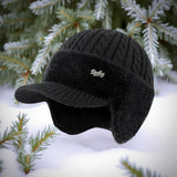 Knit Trapper Hat Ear Flap Winter Cold Weather Cap