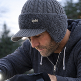 Knit Trapper Hat Ear Flap Winter Cold Weather Cap