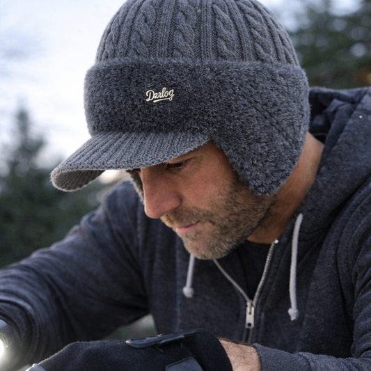 Knit Trapper Hat – Ear Flap Design, Winter Warmth & Cold Weather Cap