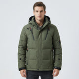 Short padded winter jacket with hood - Kenneth