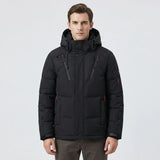 Short padded winter jacket with hood - Kenneth