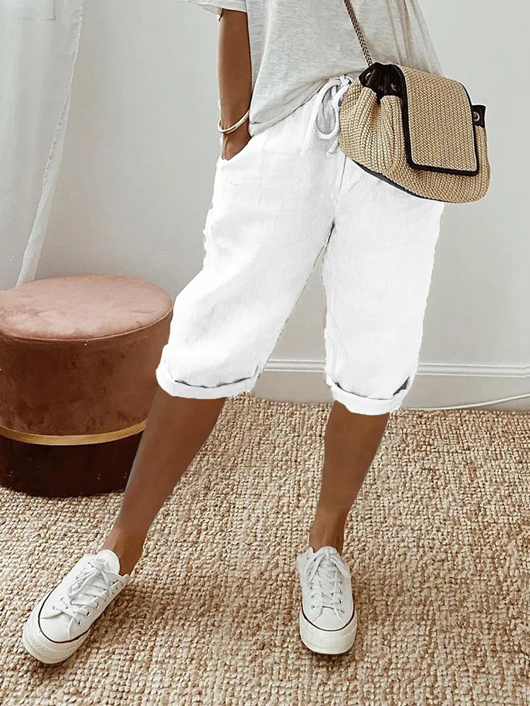 Sophie Casual Capri Pants for Women