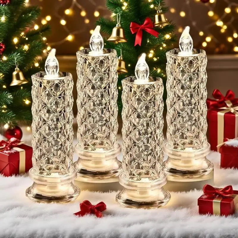 "Kristall-LED-Kerzen – Funkelnde, energieeffiziente Lichtakzente für die festliche Jahreszeit" 

This optimized title includes keywords like "energieeffizient," which may attract more clicks, while maintaining the festive appeal.