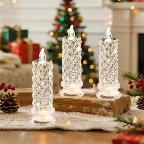 "Kristall-LED-Kerzen – Funkelnde, energieeffiziente Lichtakzente für die festliche Jahreszeit" 

This optimized title includes keywords like "energieeffizient," which may attract more clicks, while maintaining the festive appeal.