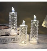 "Kristall-LED-Kerzen – Funkelnde, energieeffiziente Lichtakzente für die festliche Jahreszeit" 

This optimized title includes keywords like "energieeffizient," which may attract more clicks, while maintaining the festive appeal.